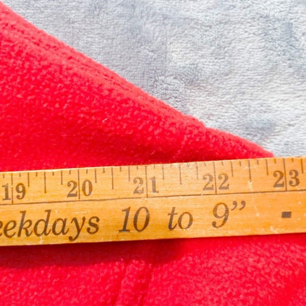 Timberlane Authentic Outerwear Colorado Mens Red Fleece Zip Pullover EAA XL - Picture 5 of 8